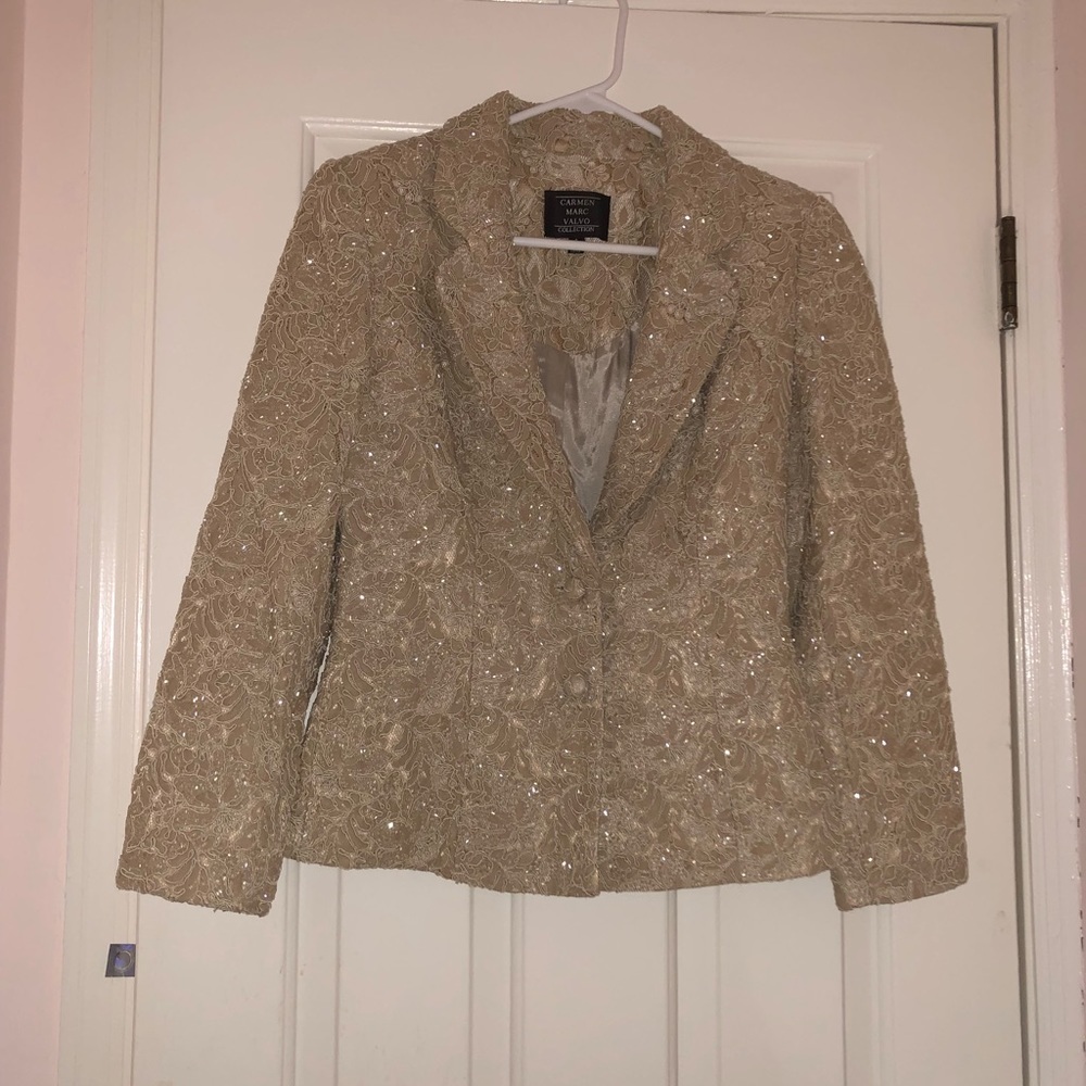 Gold blazer